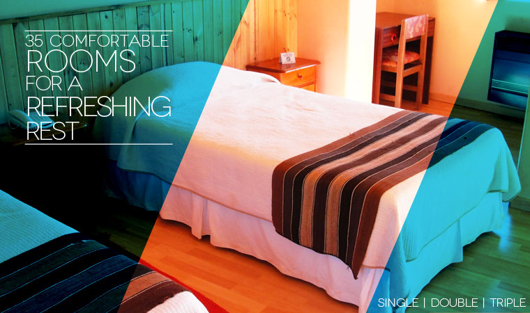 35 rooms for a renewing rest